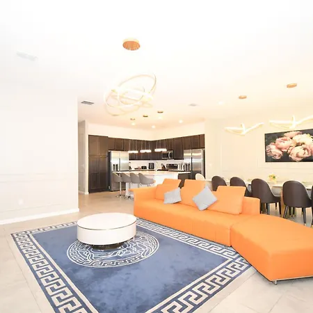 Luxury 12Br 11Ba Villa Pool Near Disney2554